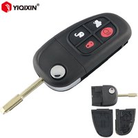 YIQIXIN For Jaguar X-Type S-Type X S XJ XK XJ8 XKR XF XK E 1999 2000 2001 2002 2003 2004 2005 2006 Flip Smart Remote Car Shell