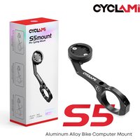 CYCLAMI Aluminium Alloy Double-sided Bike Computer Mount MTB Road GPS Headlight Holder Bracke For GARMIN XOSS IGPSPORT Bicycle