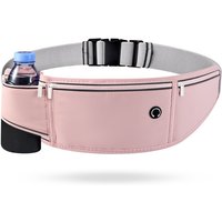 Running Waist Bag for Men Women Waterproof Sports Fanny Pack Belt with Reflective Strip & 3 Pockets Workout Hiking Travel