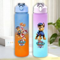 750ml Paw Patrol Sports Water Bottles Anime Chase Skye Marshall Frosted Bottle Outdoor Gym Fitness Jugs Portable Drinking Cups