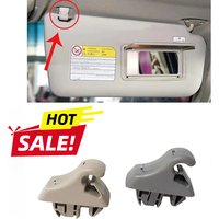 2pcs Car Sunshade Fixing Buckle Suitable For Mitsubishi Pajero V73V77V93V97 Support Makeup Mirror Clip Interior Hook Bracket Y58