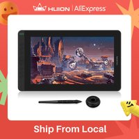 HUION Kamvas 13 Graphic Tablet Monitor 120%sRGB Battery-Free Pen Display Drawing Monitor 8192 Levels Pen with Express Keys Gamut