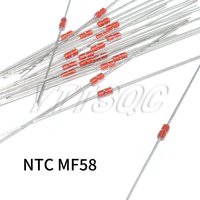 20pcs MF58 3950 NTC Thermal Resistor B 5% 1K 2K 3K 5K 10K 15K 20K 30K 40K 47K 50K 100K 150K 200K 500K 1M Ohm Temperature Sensor