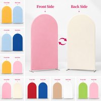 Double Sided Pairing Solid Cover Balloon Arch Background Covers for Wedding Party Decoration Photography Backdrop Supplies