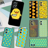 Yellow Duck Case For OPPO Reno 12 F 13 13F 11 8T 7 8 10 Pro OPPO Find X8 X6 Pro X3 X5 Lite Cover Funda