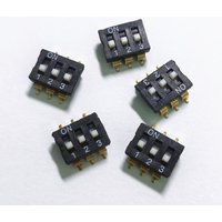 5Pcs/Lot 2.54mm 3Pin ON/OFF Patch Dial Micro Switchs DIP SMD Gilded Foot Drop Shipping