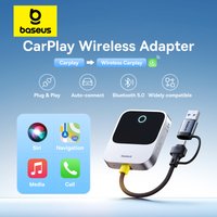 Baseus adaptateur CarPlay sans fil filaire vers sans fil CarPlay connexion automatique systèmes intelligents de voiture Plug & Play Bluetooth CarPlay intelligent