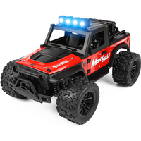 2.4G 1:16 NEW RC Off-Road Truck with LED Lights Shock Absorption All-Terrain Climbing Remote Control Car Toy Gifts for Kids Boys