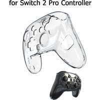 Transparent Protective Case for Switch 2 Pro Controller Clear Cover Gaming Grip Controller Protective Case for Switch 2