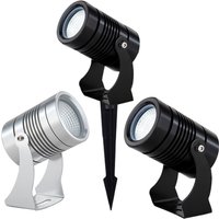 Ściemnialna, wodoodporna lampa LED do oświetlenia trawników i ogrodów 12V 110V 220V, reflektor LED do oświetlenia krajobrazu IP65, zewnętrzna lampa LED 3W 5W 10W 12W, lampa ogrodowa.