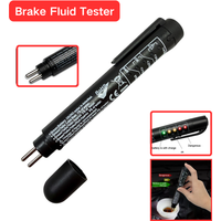 Universal Brake Fluid Tester Pen DOT3 DOT4 DOT5.1 Moisture Detector Accurate Oil Quality Test Tool LED Indicator Automotive
