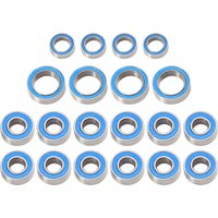 20PCS Rubber Sealed Ball Bearing Kit for Tamiya TT01 TT-01 TT01E TT01D TT02B 1/10 RC Car Upgrades Parts Accessories