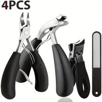 Ingrown Toenail Thick Nail Clipper Set Heavy-Duty Podiatrist Grade Nail Cutter Dead Skin Remover Manicure Pedicure Nail Tools