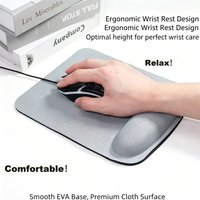 Ergonomic Mouse Pad With Wrist Support NonSlip EVA Base Comfortable Wrist Rest For Office Gaming Desk Mat 205x230mm