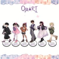 OMORI 15cm Casual Outfit Acrylic Stand Figures Keychain Game Collectible Merch Desktop Decoration Fan Gift