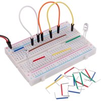 Breadboard 400/830 Point Solderless Prototype PCB Board Kit 65PCS Solderless Flexible Breadboard Jumper Wires for Arduino