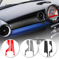 For BMW MINI R56 2007-2013 For MINI Cooper Clubman R55 2012 2011 2010 2009 Dashboard Center Control Panel Trim Cover Sticker