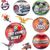 Zuru5 Surprise Dinosaur Toy Blind Box Mystery Battling Collectible Dinos By Surprise Balls For Boys Smashers Dino Vs Aliens