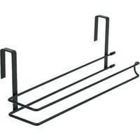 Kitchen Towel Holder Lazy Rag Hanger Manganese Steel Punch-free Creative Wall-mounted Roll Paper Holder Rag Storage Rack
