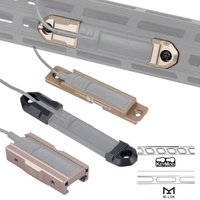 Mlok Keymod Rail Mount Surefire M600 M300 Scout Light Flashlight ST07 Pressure Pad Switch Accessories for 20mm Picatinny Rail