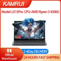 KAMRUI LX15PRO AMD Ryzen3 4300U 15.6 Gaming Laptop Computer Windows Laptop IPS 16GB DDR5 512GB NVMe SSD Backlit & Numeric Keyboard Wifi5