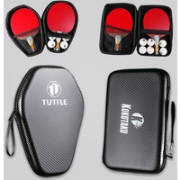 TUTTLE/KOKUTAKU Hard Shell Table Tennis Racket Bag EVA Waterproof Table Tennis Racket Cover Protection Case for Ping Pong Paddle
