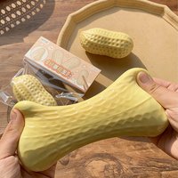 10PCS Simulated Peanut Soft Pinch Toys Relieve Stress, Butter Flavored Soft Candy Slow Rebound, Gentle Squeezing and Pinching