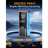 AliExpress Bogseth Portable Car Air Compressor Pump Wireless Tire Inflator 150PSI with Battery LED Light Digital for Car Motorcycle Bike Air