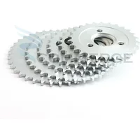 1Pcs 420/428 24T/26T/28T/29T/31T/35T/37T Teeth 30mm Rear Gear Sprocket Fit For Honda Monkey Motorcycle Pit Dirt Bike Accessories