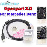 Full Chip Openport 2.0 ECU FLASH Open Port 2 0 Chip Tuning OBD2 Car Diagnostic Tool For Mercedes For Benz J2534 ECU Code Scanner
