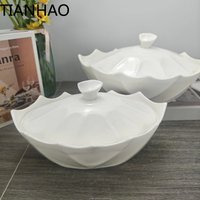 Kitchen Soup Pot Set Non-stick Ceramic Cookware Tableware Simple Cookware Set