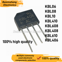 10PCS NEW KBL06 KBL08 KBL10 KBL410 KBL608 KBL408 KBL610 KBL406 ZIP-4 Rectifier Bridge Flat Bridge