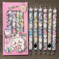 Anime Kawaii Pens Gift | Chiikawa Hatsune Miku Crayon Shin-chan Cartoon Gel Pens for Back to School & Kids Birthday Presents