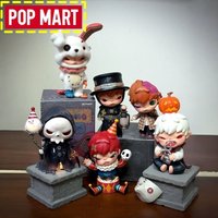Genuine Pop Mart Hirono Monsters Carnival Blind Box 8cm Pvc/Abs Figure Magnetic Dark Decor Halloween Surprise Birthday Gifts