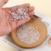 1bag Mini Fake Ice Model Acrylic Ice DIY Play House Transparent Crushed Ice Food Toy Simulation Doll Accessories Shooting Props