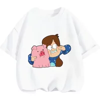 Cute Gravity Falls T Shirt Summer Fashion Street Style Casual Crew Neck Tops For Children 3 14