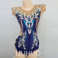 LIUHUO Rhythmic Gymnastics Leotard Competitive Gymnastics Performance Clothing For Children BD1092