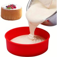 Round Silicone Cake Mold 4/6/8/10inch Nonstick Cake Pan Tray Cheesecake Pan Baking Mould Perfect For Birthday Christmas Party