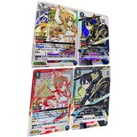 Sword Art Online UA UNION ARENA Collection Card Yuuki Asuna Kirigaya Kazuto Bronzing Signature Card Textured Refractive Flash