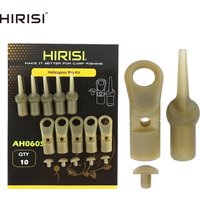 Hirisi 10Set Carp Fishing Drop Off Run Ring Rubber Beads For Carp Chod Helicopter Rigs Terminal Tackle Fishing Accessories