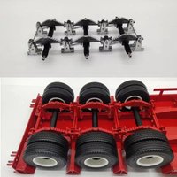 Chassis Tie Rod Suspension for 1/14 Tamiya RC Truck Trailer Tipper Scania Benz Actros Volvo MAN LESU DIY Modification Car Parts