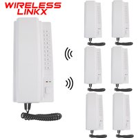 1KM Wireless Intercom System Two Way Telephone Intercom 433MHz Expandable Handsets Interphone for Home Office Warehouse Hotel