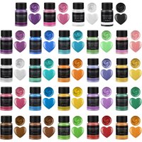 24 Colors Pearlescent Powder Candle Dye Soap Pigment For Candle Making Epoxy Resin Pigment DIY Colorant Pigment Pearl Powder