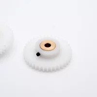 0.8M Plastic Nylon POM Straight Gear Set With Copper Sleeve 34/35/36/38/40/41/42/43/44/45/46/47/48 Teeth 4/5/6/8/10MM Hole