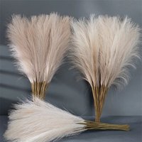10/20pcs 55CM Fluffy Grass Boho Decor Flower Fake Plant Reed Simulated Wedding Party Home Decoration Artificial Flowers