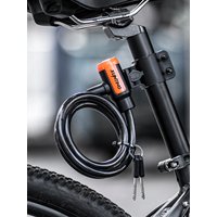 AliExpress XUNTING 83/104cm Bike Cable Lock with Bracket 12mm Anti-Theft PVC Waterproof Scooter Bicycle MTB Lock
