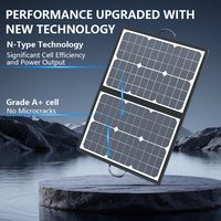 1000W Ultra-Portable Faltbare Solarstromstation – MPPT Schnellladung, 18V Tragbarer Generator für Wohnmobilreisen, Bootfahren, Wohnwagen & Off-Grid Camping