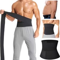 Men Neoprene Sauna Sweat Waist Trainer Wrap Belt Tummy Control Slimming Body Shaper Fat Burn Weight Loss Corset
