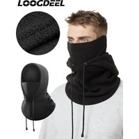 AliExpress NONE LOOGDEEL Full Face Head Coverings Snowboard Hooded Scarfs Outdoor Sports Cycling Headgear Balaclava Winter Thermal Ski Mask
