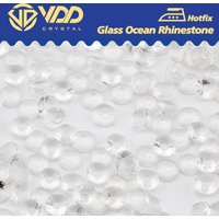 VDD 056 Transparent SS6-SS30 Hot-Fix Glas Kristall Strass Flatback Eisen Auf Strass Steine Für DIY Stoff Zubehör Kleidungsstück